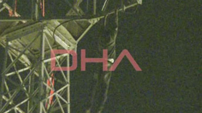 50 metreden &ouml;l&uuml;me b&ouml;yle atladı