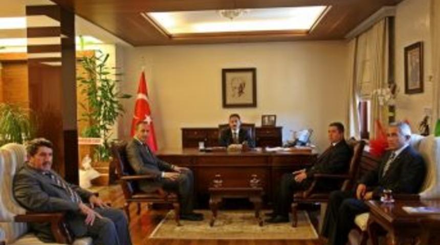 MHP' den Vali Başk&ouml;y&rsquo;e Hayırlı Olsun Ziyareti