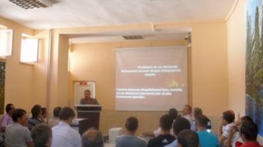 Bolvadin Cezaevi'nde Afet Ve Yangından Korunma Semineri