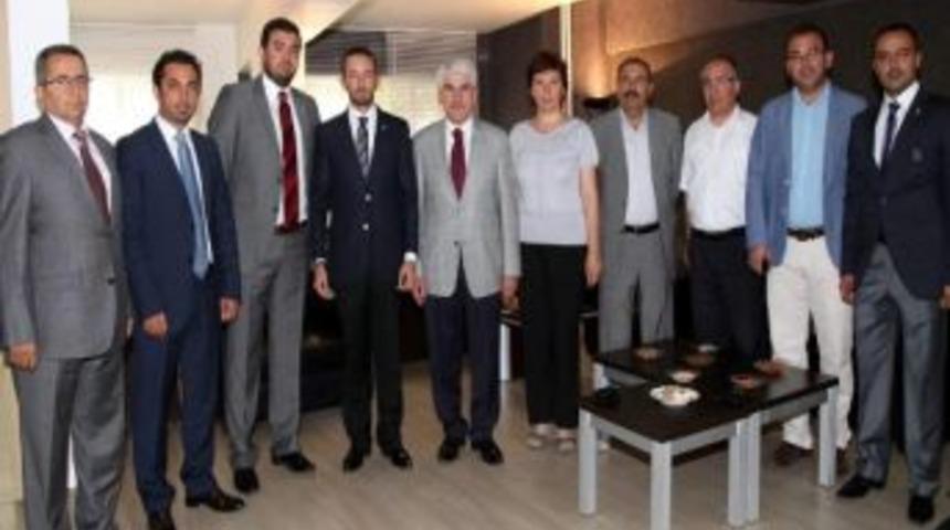 Başkan Sakallı Esgiad'ı Ziyaret Etti