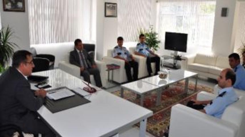 Milas'ta Emniyet Personeli Kaymakamla Tanıştı