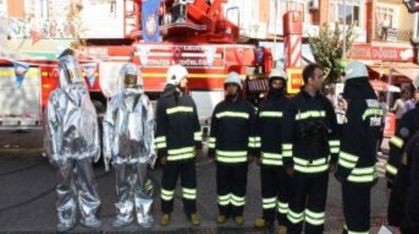 Aksaray Belediyesi'nin 45 Metrelik İtfaiye Aracı Hizmete Girdi