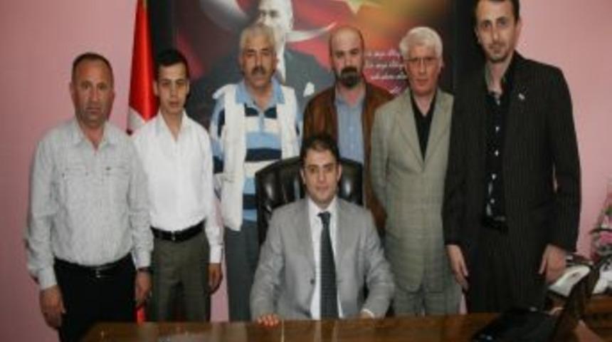 B&uuml;y&uuml;kliman Gazeteciler Cemiyeti&rsquo;nden Şalpazarı Kaymakamı Yıldızhan&rsquo;a Ziyaret