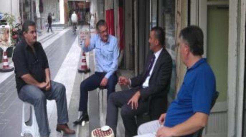 Başkan Bayram Esnaf Gezisinde