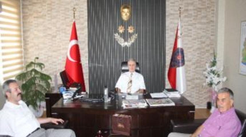 Mhp İl&ccedil;e Y&ouml;netiminden Taşkıran'a Ziyaret