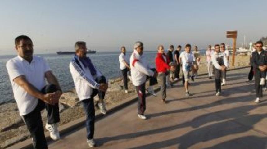 Eskihisar'da Sabah Sporu