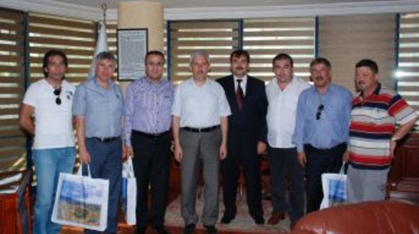 Kumluca Bld. Başkanından &Ccedil;etinkaya&rsquo;ya Ziyaret