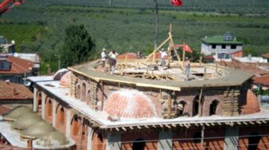 &Ccedil;amdibi K&ouml;y&uuml; Camii Kubbesi Kapanıyor