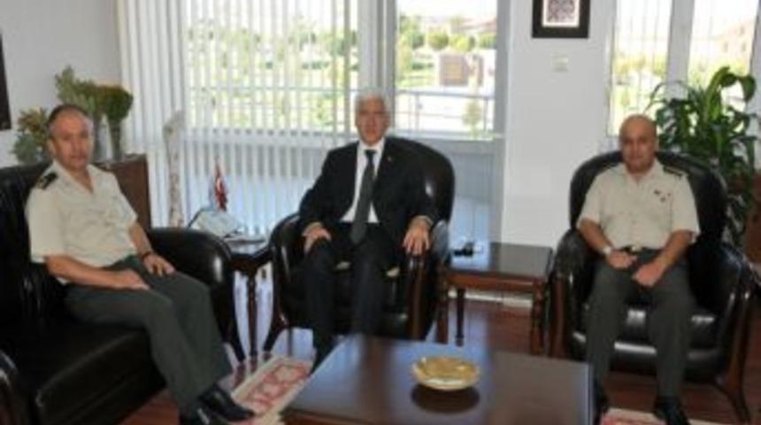 Konya Jandarma B&ouml;lge Komutanından Karaman Valisine Ziyaret