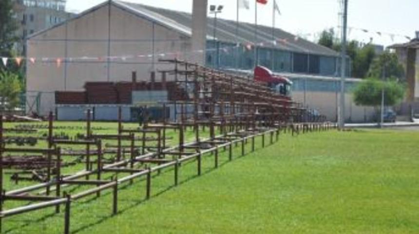 Manavgat&rsquo;ta Er Meydanı Hazırlığı