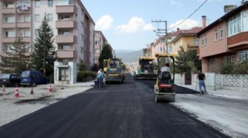 Bolu&rsquo;da Asfaltlama &Ccedil;alışması Hız Kazandı