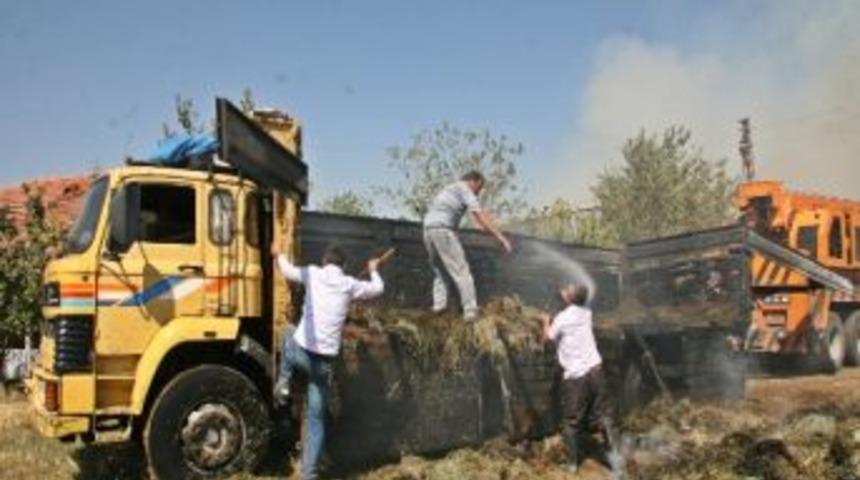 Sungurlu&rsquo;da Mandıra Yangını