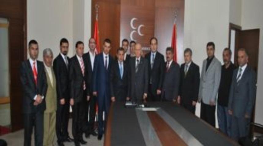 Mhp K&uuml;tahya Merkez İl&ccedil;eden Bah&ccedil;eli&rsquo;ye Destek Ziyareti