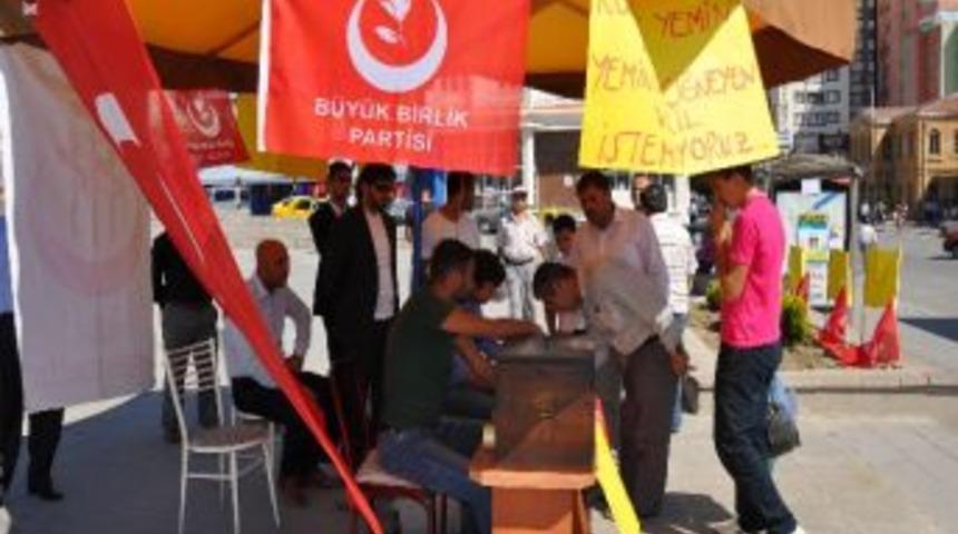 Bbp Yozgat&rsquo;ta İdam Referandumu D&uuml;zenledi