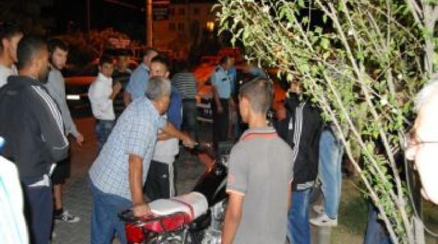 Edremit'te Polisle S&uuml;r&uuml;c&uuml;ler Arasında Motosiklet Kavgası