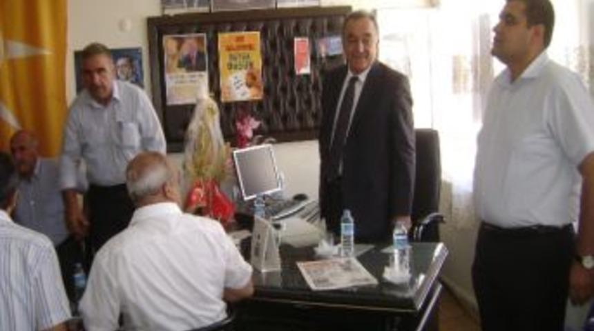 Ak Parti Malatya Milletvekili Cemal Akın Doğanşehir'de Temaslarda Bulundu