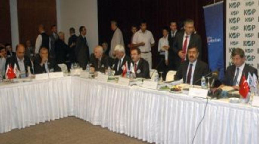 Kop B&ouml;lgesi Koordinasyon Toplantısına Bakan Davutoğlu Başkanlık Yaptı