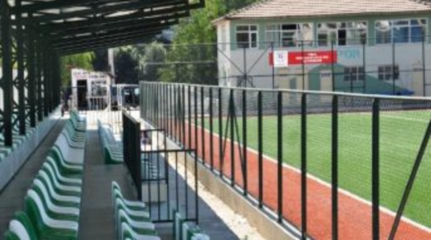 Yığılca Stadyumu Trib&uuml;ne Kavuştu