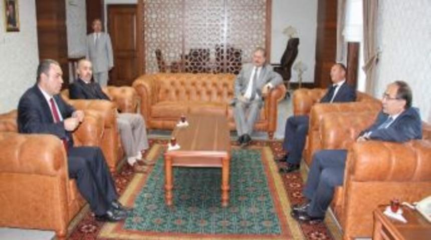 Meb Stratejik Y&ouml;netim Ve Planlama Grup Başkanı Olgun, Vali Savaş'ı Ziyaret Etti