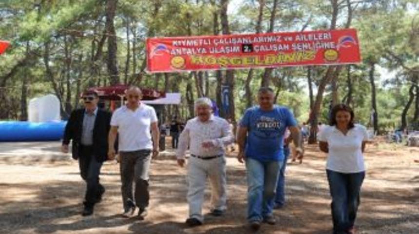 Başkan Akaydın, Ulaşım A.ş. Personeliyle Piknikte Buluştu