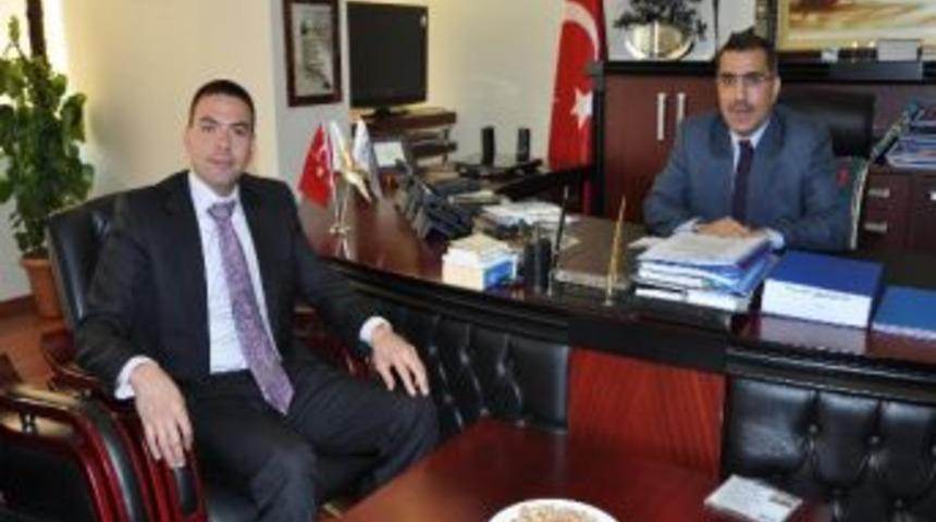 Abd Konsolosu Espinazo'dan Başkan &Ccedil;elikcan'a Ziyaret