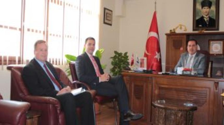 ABD Konsolosu Espinozo&rsquo;dan, Başkan Zenbilci&rsquo;ye Ziyaret