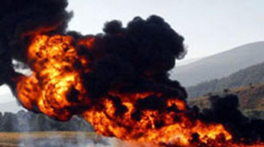 Petrol boru hattında patlama