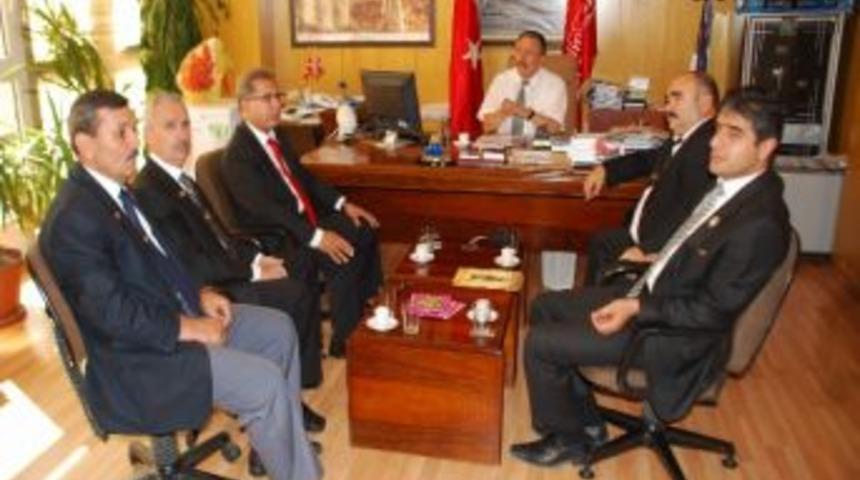 Gazilerden B&uuml;y&uuml;kşehir Belediyesi'ne Ziyaret