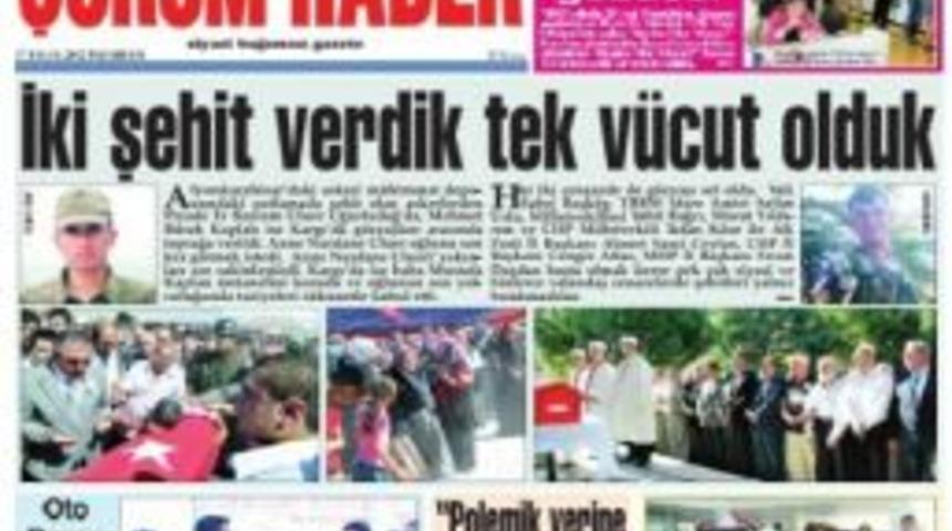 &Ccedil;orum Haber Gazetesi 28. Yaşını Kutluyor