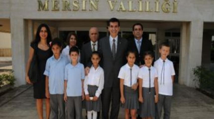 İlk&ouml;ğretim &Ouml;ğrencileri Vali Vekili Olcay&rsquo;ı Ziyaret Etti