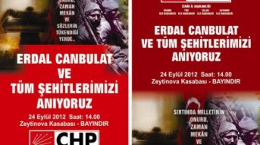 Chp İzmir Teşkilatı, Bayındır'ın Zeytinova Beldesi'nde Şehitleri Anacak