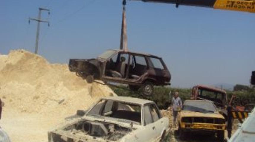 &Ouml;demiş Belediyesi Hurda Ara&ccedil;ları Topluyor