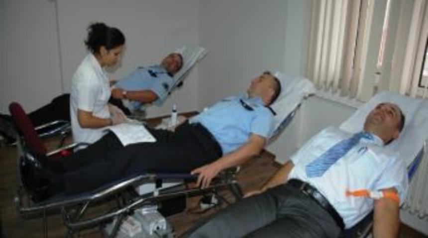 Tekirdağ Emniyeti&rsquo;nden Kan Bağışı