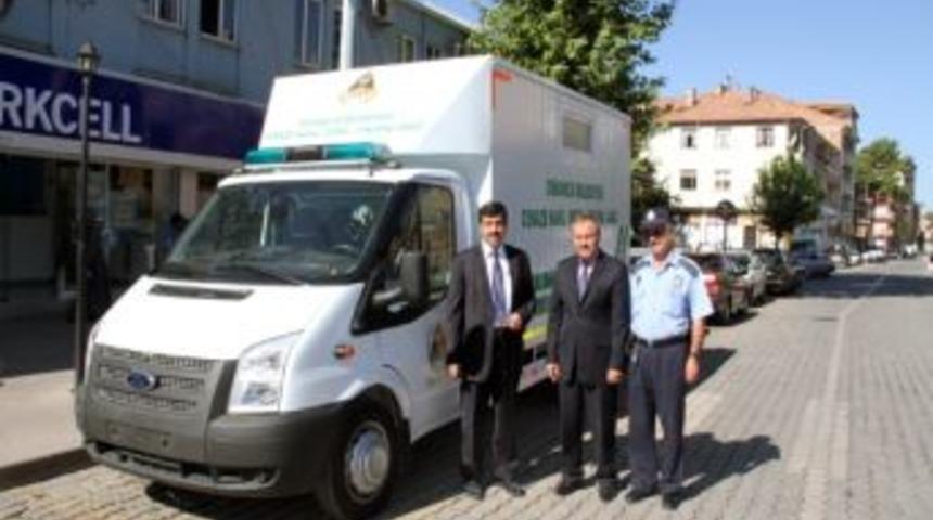 Osmancık Belediyesi Ara&ccedil; Parkını Yeniliyor