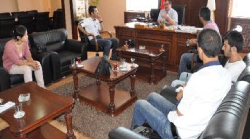 Basın Mensuplarından Rekt&ouml;r Prof. Dr. Akmaz&rsquo;a Ziyaret