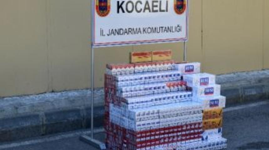 Kocaeli&rsquo;de 5 Bin 201 Paket Ka&ccedil;ak Sigara Ele Ge&ccedil;irildi
