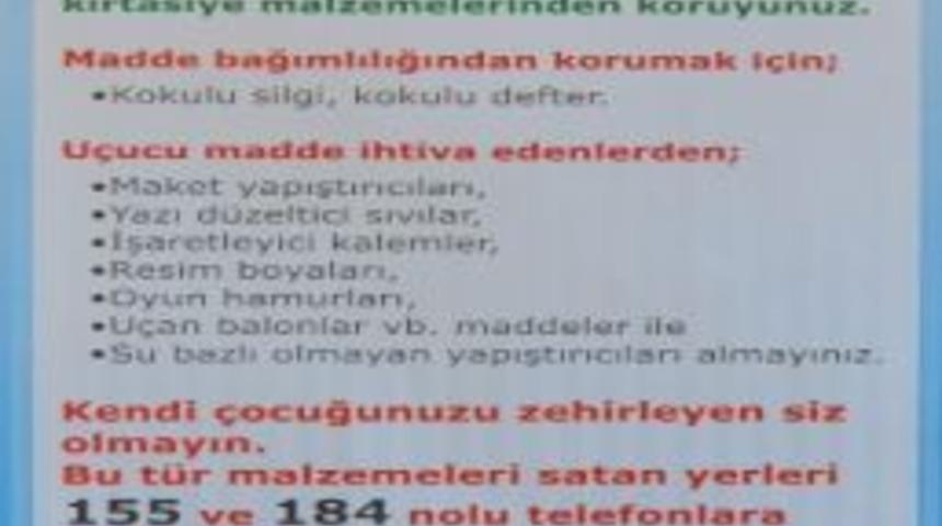 &Ccedil;ocuklar U&ccedil;ucu Maddelerin Tehtidi Altında