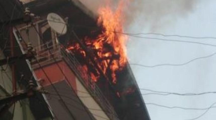 G&ouml;k&ccedil;ebey&rsquo;de Yangın