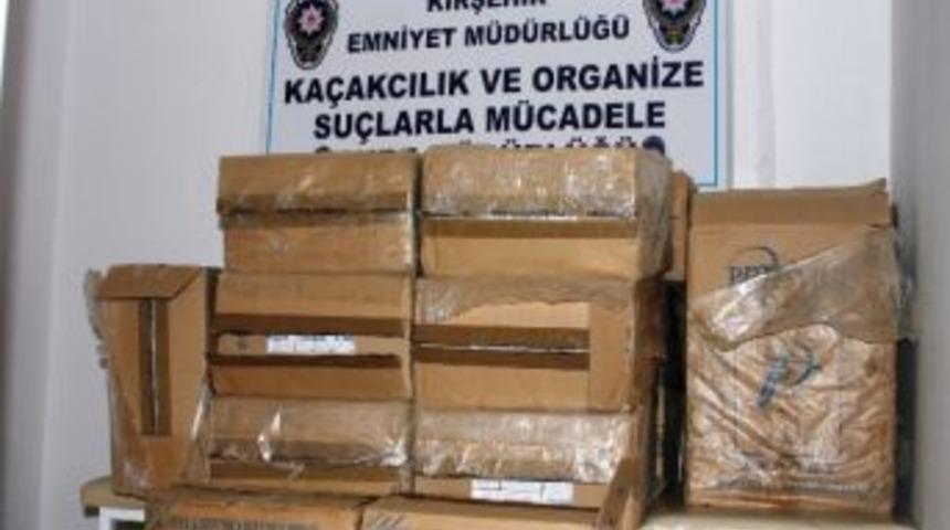 Kırşehir'de 9 Bin 500 Paket Ka&ccedil;ak Sigaraya El Konuldu