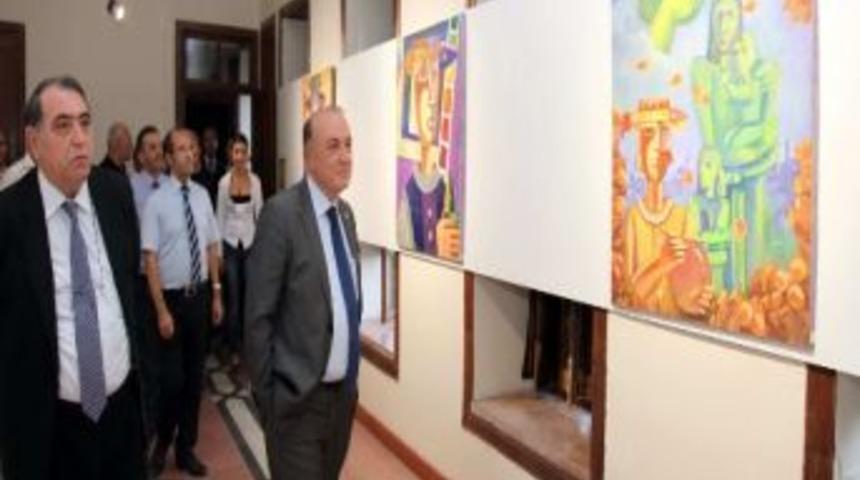 &lsquo;ga&uuml;n Gsf &Ouml;ğretim Elemanları Sergisi-ı&rsquo; T&ouml;renle A&ccedil;ıldı