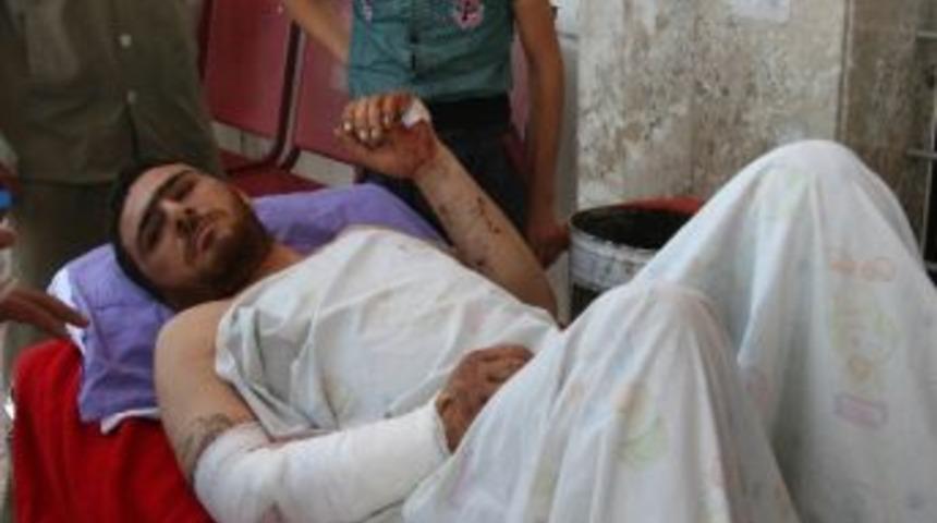 Suriye'de &Ccedil;atışmalarda Yaralanan 13 Kişi Kilis'e Getirildi