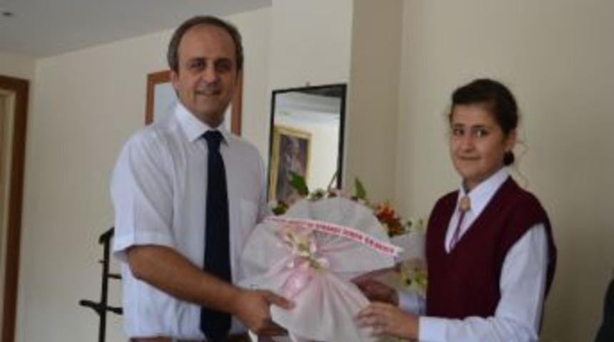 &Ouml;ğrencilerden Kaymakam Cıbır&rsquo;a Ziyaret