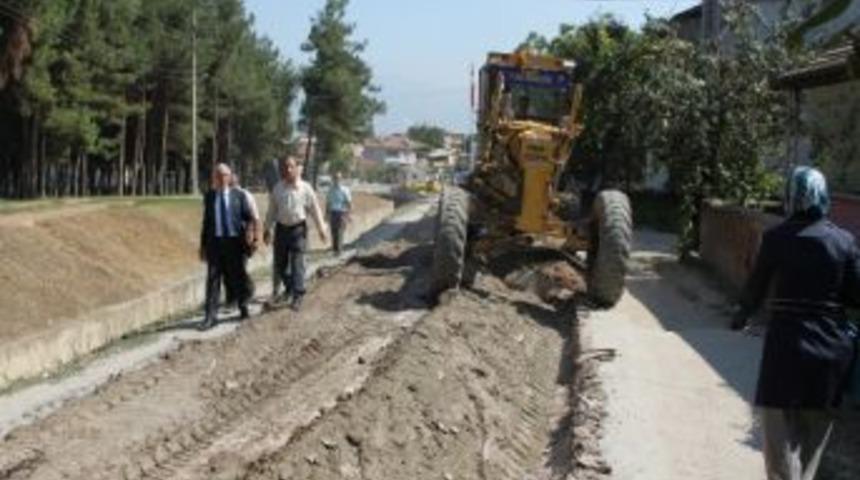 Erbaa&rsquo;da Yol &Ccedil;alışması