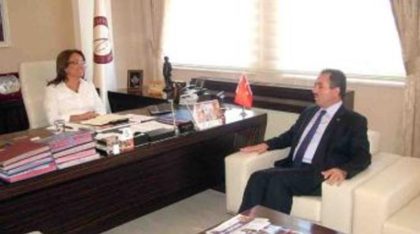 İl M&uuml;ft&uuml;s&uuml; &Ouml;zt&uuml;rk Ne&uuml; Rekt&ouml;r&uuml; Prof. Dr. Kılı&ccedil;&rsquo;a Ziyaret