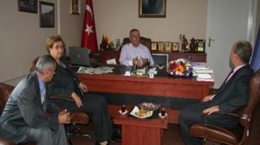 Meslek Eğitim Merkezi&rsquo;nden, Esnaf Ve Sanatkarlar Odası Başkanı Coşkun&rsquo;a Ziyaret