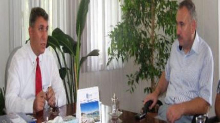 &Ouml;demişli Muhasebeciler Kaymakam D&ouml;lek İle Buluştu