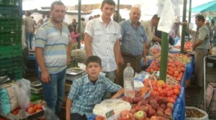 Burhaniye De İlk Organik &Uuml;r&uuml;nler Pazara İndi