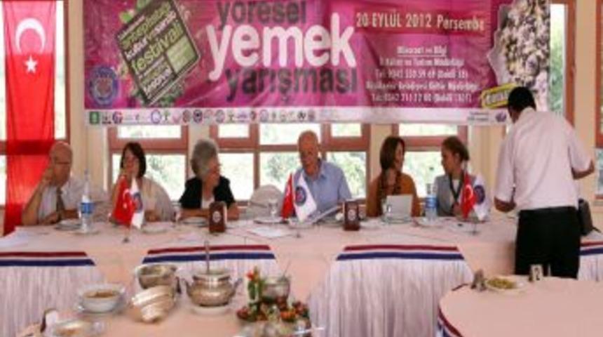 Y&ouml;resel Yemek Yarışmasında Lezzetler Yarıştı