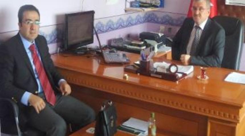 Kaymakam Kaya&rsquo;dan Gazlıg&ouml;l Belediye Başkanı Keskin&rsquo;e Ziyaret