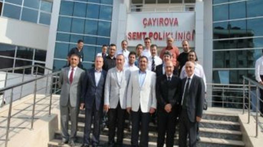 Milletvekili Okur Ve Başkan Akbaş Semt Polikliğini Ziyaret Etti